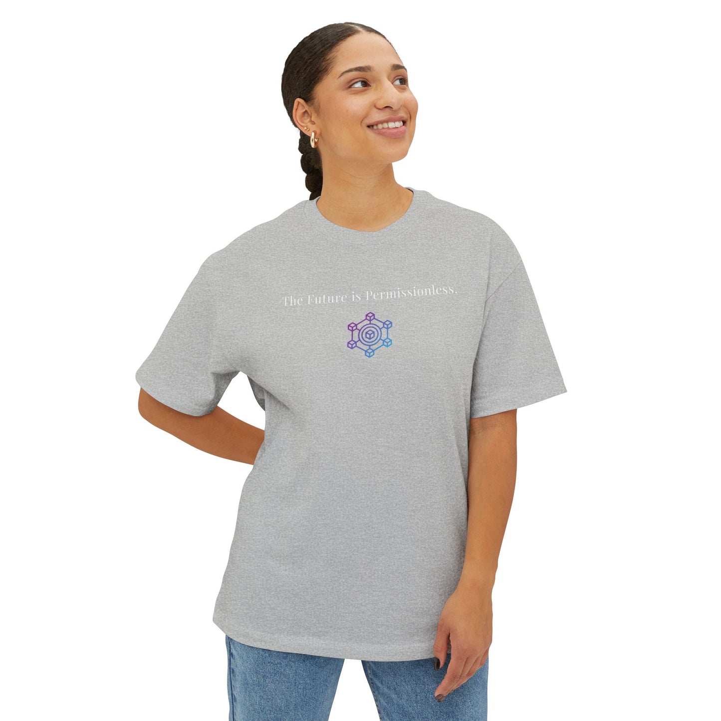 The Future is Permissionless logo T-shirt by HODL Haus