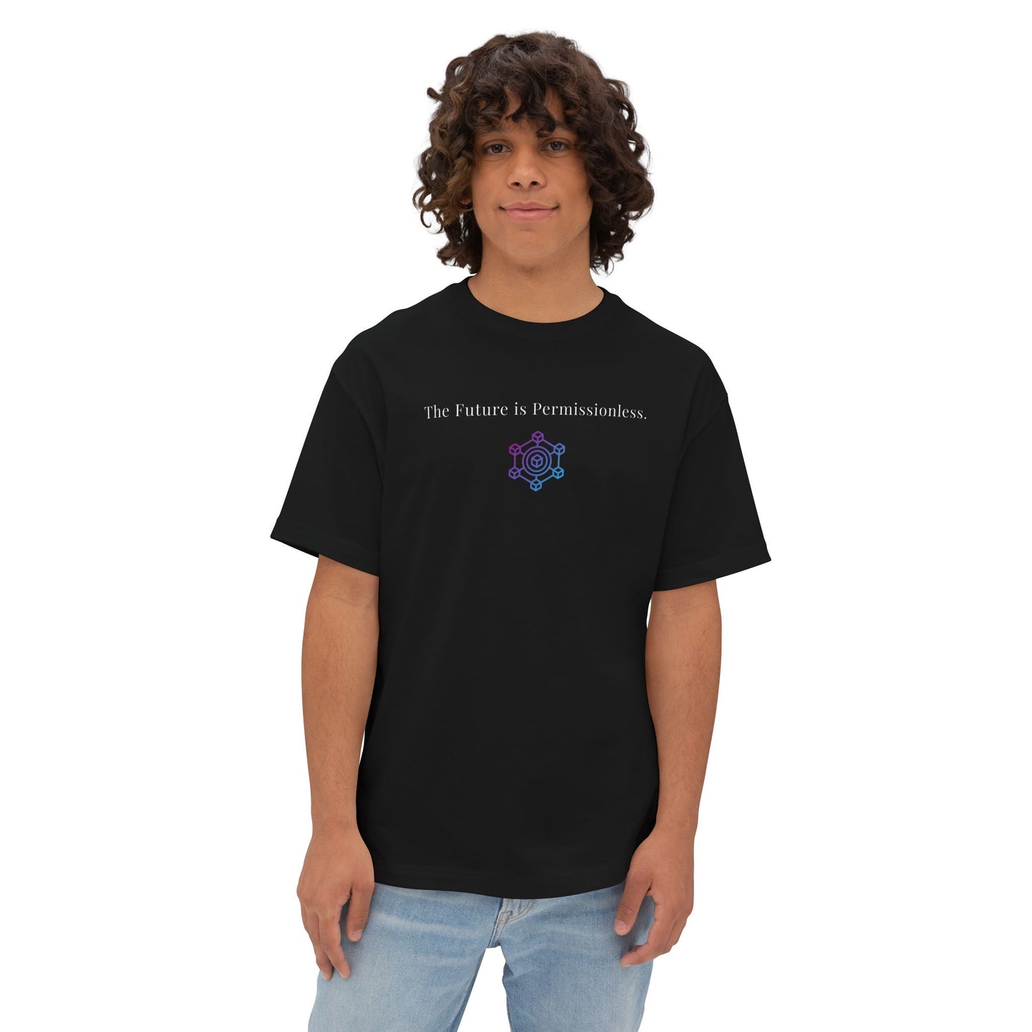 The Future is Permissionless logo T-shirt by HODL Haus