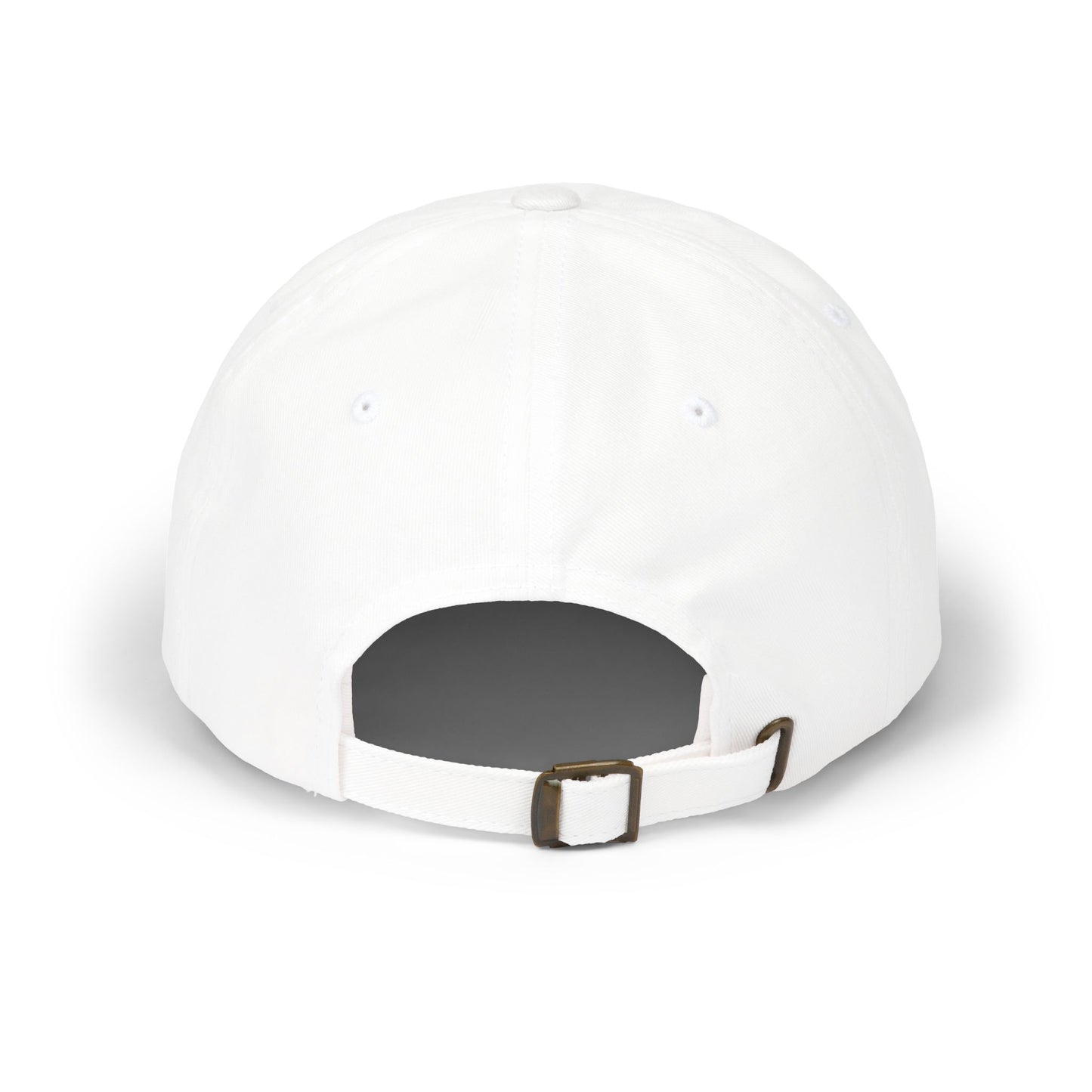 Dad hat with embroidered “Stack ₿ Sats” text – Bitcoin minimalist design by HODL Haus