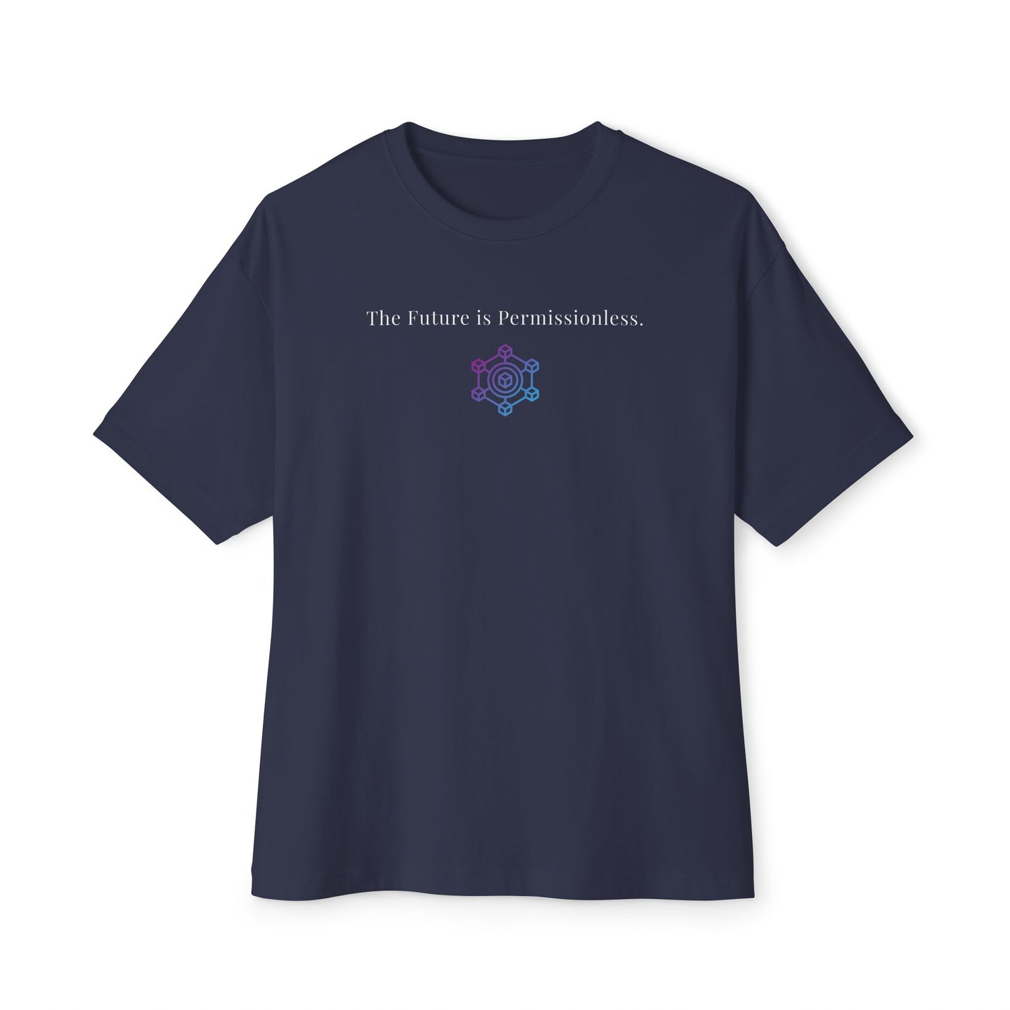 The Future is Permissionless logo T-shirt by HODL Haus
