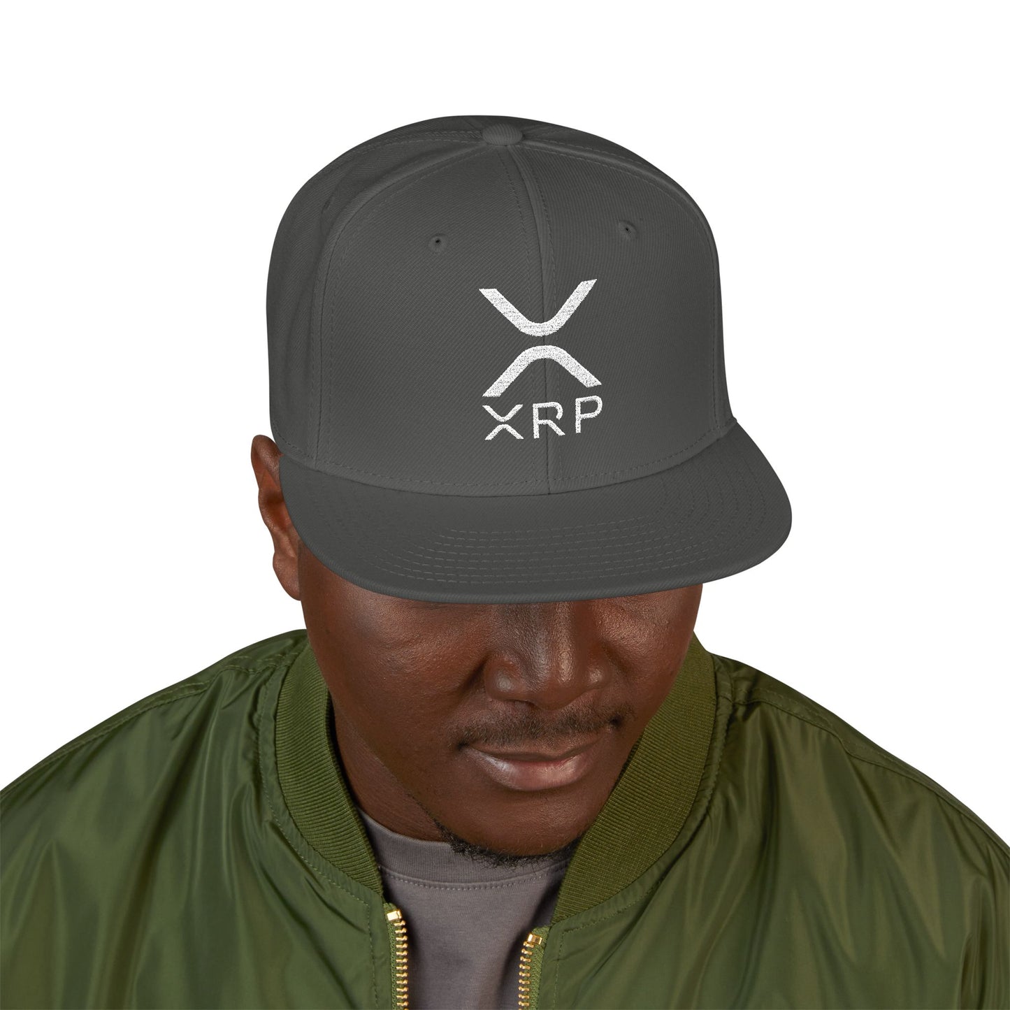 XRP LOCK IN Hat – Minimalist Crypto Snapback by HODL Haus