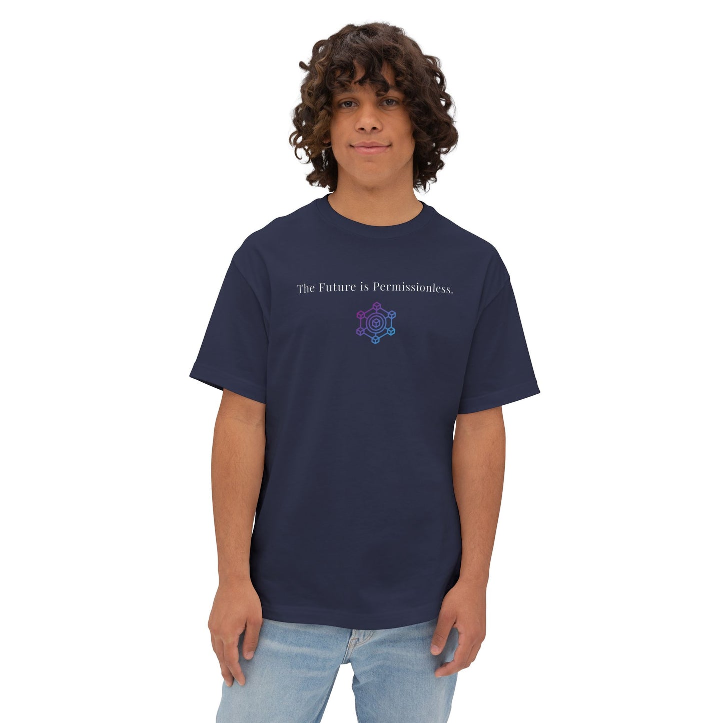 The Future is Permissionless logo T-shirt by HODL Haus