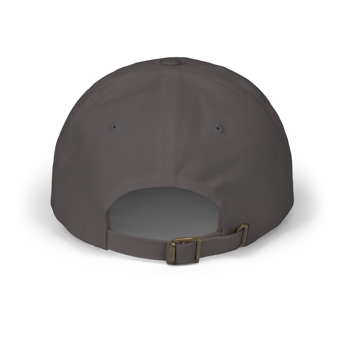 Dad hat with embroidered “Stack ₿ Sats” text – Bitcoin minimalist design by HODL Haus