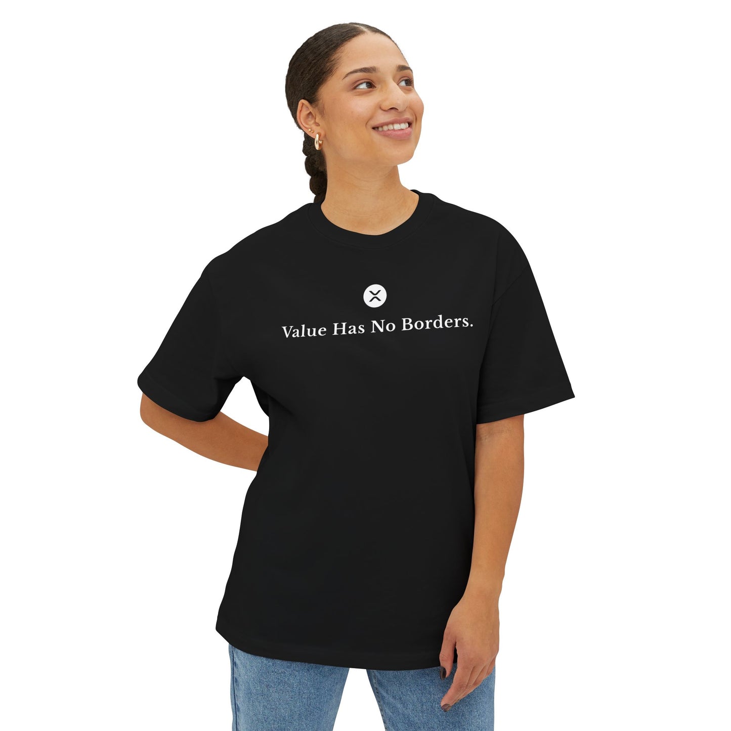 XRP Value Has No Borders T-shirt by HODL Haus.