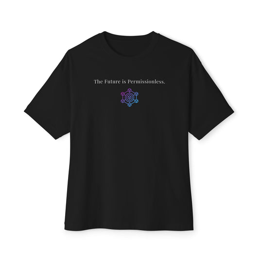 The Future is Permissionless logo T-shirt by HODL Haus