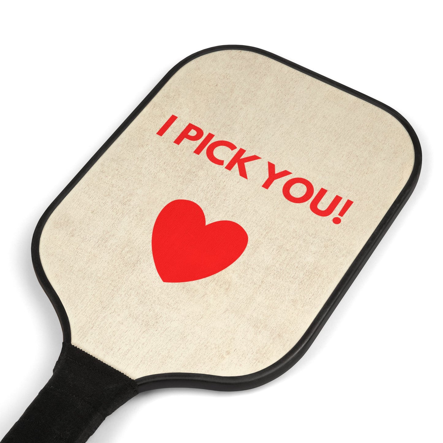 Valentine 'I Pick You!' Pickleball Paddle Kit — Cute Heart Paddle Set for Couples & Players