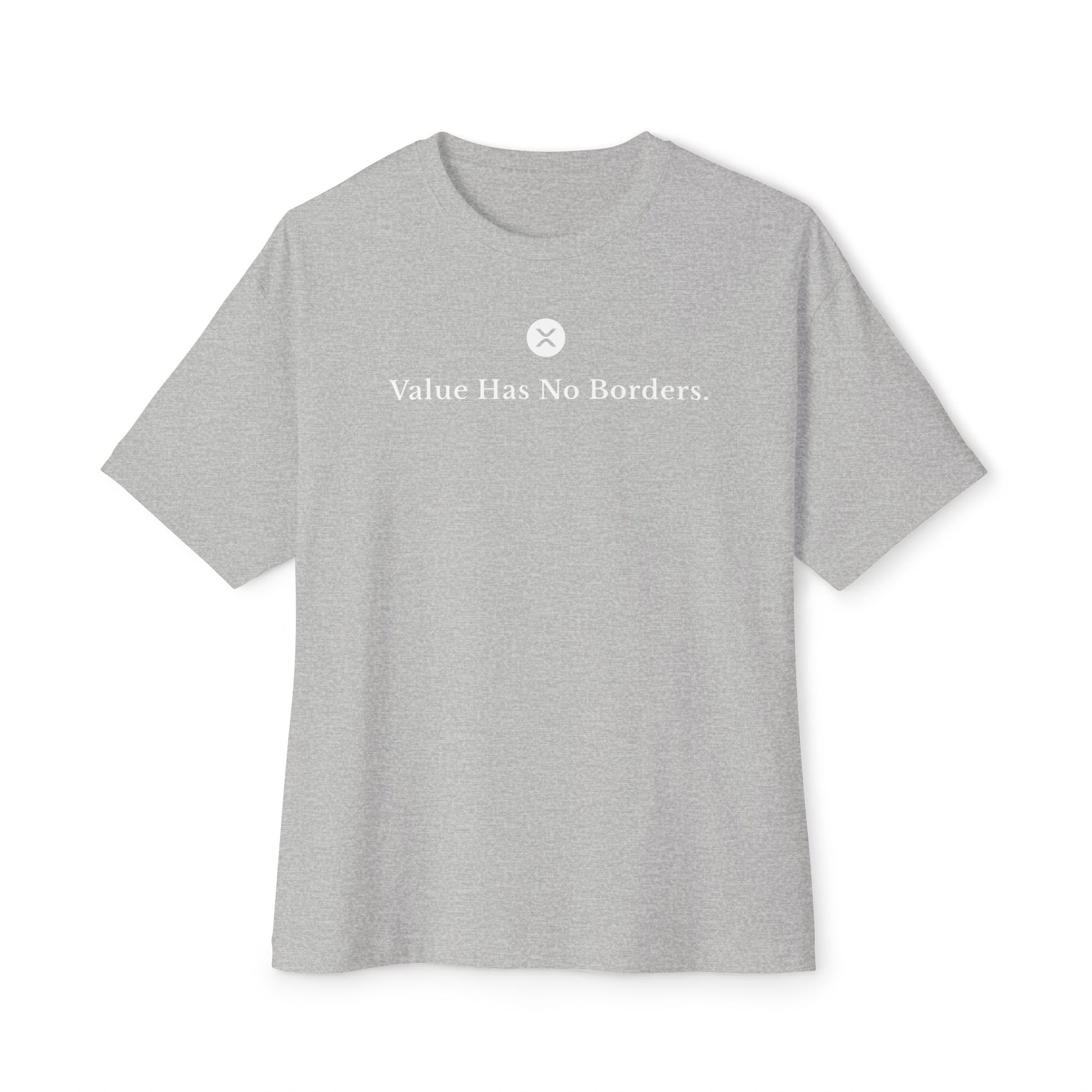 XRP Value Has No Borders T-shirt by HODL Haus.
