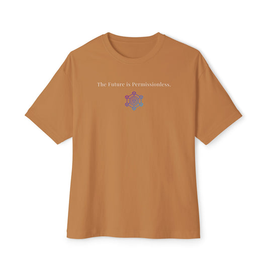 The Future is Permissionless logo T-shirt by HODL Haus