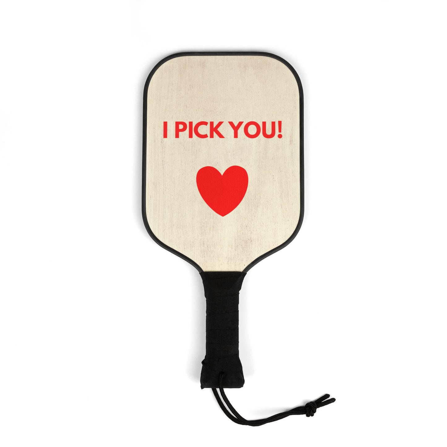 Valentine 'I Pick You!' Pickleball Paddle Kit — Cute Heart Paddle Set for Couples & Players