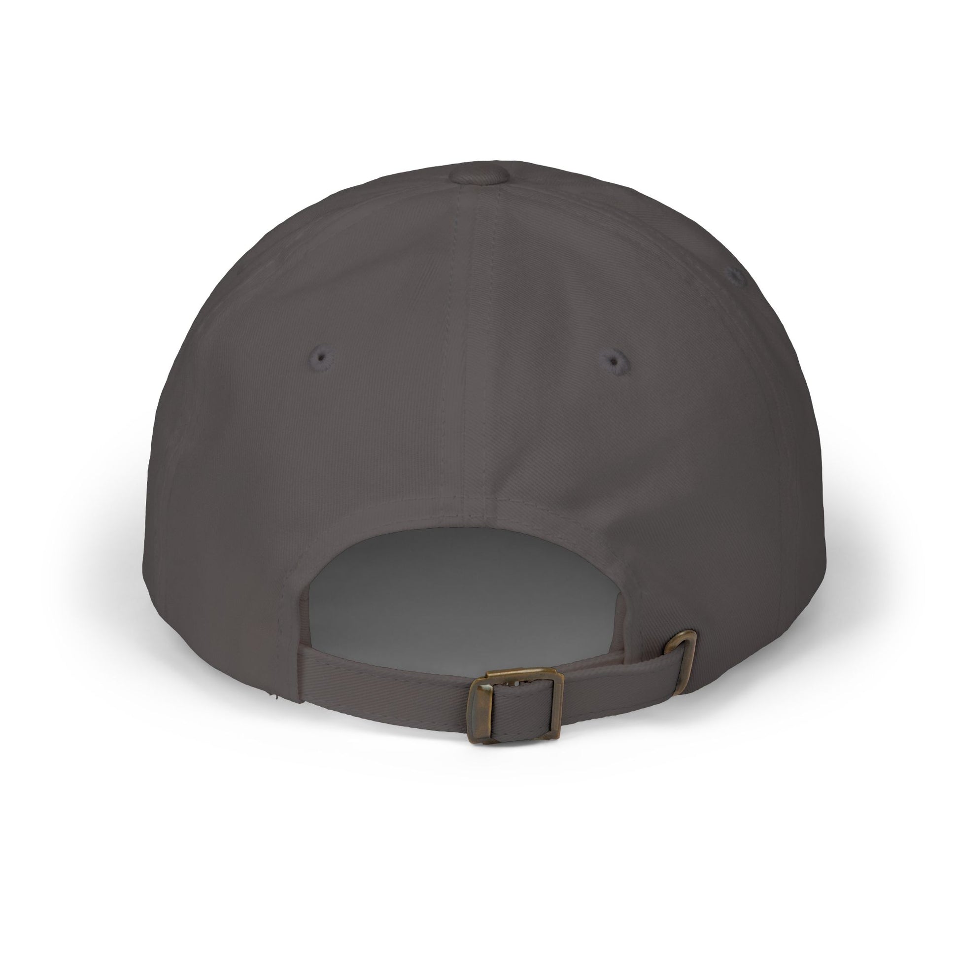 Dad hat with embroidered “Stack ₿ Sats” text – Bitcoin minimalist design by HODL Haus